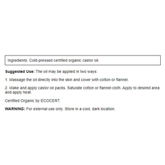 Swanson Castor Oil 473ml - Certified Organic Cold-Pressed Accelerate Metabolism,antimicrobial,Antioxidants Cardiovascular,Antioxidants Energy Minerals Vitamins,as well as cardiovascular,beauty,blood sugar,blood sugar balance,Blood Sugar Brain & Cognition