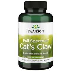 Swanson – Cat’s Claw 500mg 100C Accelerate Metabolism,alkaloid compounds,Antioxidants Cardiovascular,Antioxidants Energy Minerals Vitamins,as well as cardiovascular,blood sugar,blood sugar balance,Blood Sugar Brain & Cognition Children's Health Detoxifica
