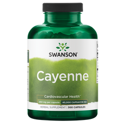 Swanson – Cayenne 40,000 Capsaicin 300 C Accelerate Metabolism,Antioxidants Cardiovascular,Antioxidants Energy Minerals Vitamins,as well as cardiovascular,blood sugar,blood sugar balance,Blood Sugar Brain & Cognition Children's Health Detoxification Energ