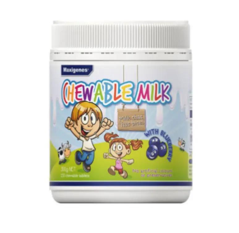 Maxigenes Chewable Milk With Blueberry 150 Chewable Tablets Bilberry Eye Care,Blueberry Eye Care Chewable Tablets,Cheweable Milk,eye care,issues