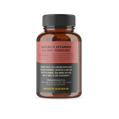 Chief Organic Beef Liver, Heart & Kidney Immunity Boost (120 Capsules) Beef Liver,bioavailable vitamins,Chief Organic Beef Liver Capsules,Chief Organic Heart,Copper,Grass-fed,Grass-finished,issues,Kidney Immunity Boost,organ meats,plant based foods,Regene