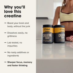 Chief Creatine Focus Plus Strength & Focus Supplement 300g