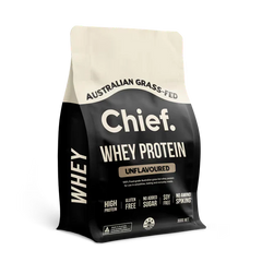 Chief Nutrition Whey Protein Powder 900 gm Grass-Fed Premium Muscle Growth Support For Active Lifestyles
