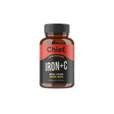 Chief Nutrition Iron C Haem Iron With Vitamin C Supports Iron Absorption Immune Support Iron Supplement 120 Capsules