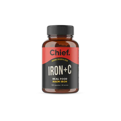 Chief Nutrition Iron C Haem Iron With Vitamin C Supports Iron Absorption Immune Support Iron Supplement 120 Capsules