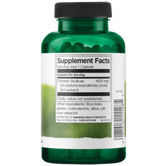 Swanson – Chinese Skullcap 90C Chinese Skullcap,flavonoid,issues,liver,nervous system,sleep,stress