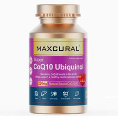 MAXCURAL Reduced Coenzyme Q10 Soft Capsules 60 capsules Coenzyme Q10,Coenzyme Q10 Soft Capsules,heart health,Heartburn,immunity,issues,liver health,Reduced Coenzyme Q10 Soft Capsules