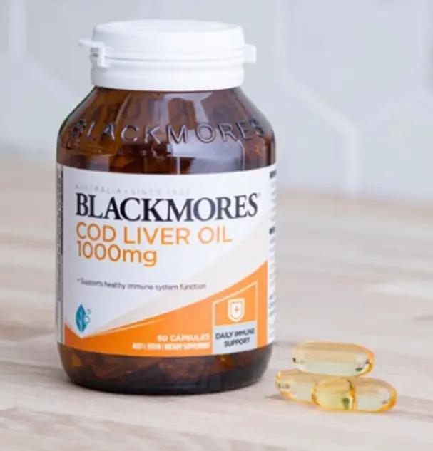 Blackmores Cod Liver Oil 80 tablets 1000mg cod liver oil,issues,Supports digestive system,Supports healthy immune system function,Supports healthy mucous,Supports skin health