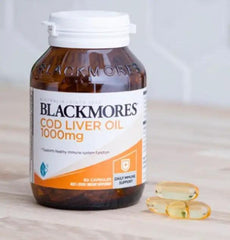 Blackmores Cod Liver Oil 80 tablets 1000mg cod liver oil,issues,Supports digestive system,Supports healthy immune system function,Supports healthy mucous,Supports skin health