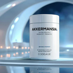 Codeage Akkermansia Probiotic and Prebiotic for Gut Barrier and Immune Health Dietary Supplement 90 Capsules