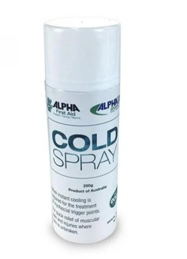 ALPHA COLD SPRAY 250G COLD SPRAY,google,injuries,Injuries where skin is unbroken,issues,Muscular pain,Myofascial trigger points,Skin Unbroken