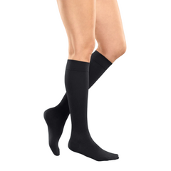 mediven angio knee petite black short foot CCL1