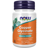 Now Copper Glycinate 3mg (Albion™) 120T cardiovascular,energy,free radicals,google,issues,lipid,nervous system,skin,Support cardiovascular health,Support free radical protection,Support iron metabolism,Support lipid metabolism,Support neurotransmitter pro