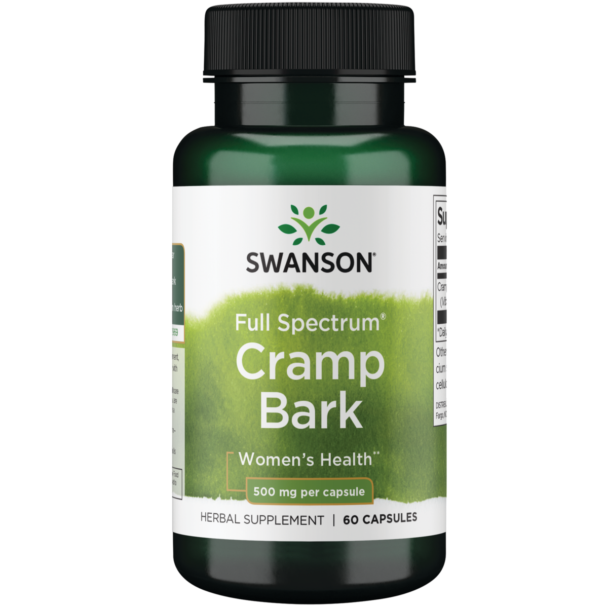 Swanson – Cramp Bark 500mg 60C cramp,Cramp Bark,cramp bark teas,herbal supplement,issues,Women's Health