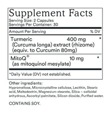 MitoQ Curcumin Cellular Energy 60 Capsules Cellular Energy,Cellular Energy Production,cheaper,curcumin,curcumin piperine turmeric,curcumin c3 complex,immune,issues,mito,mito q,mitoq