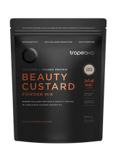 Tropeaka Beauty Custard - Worlds First! (340g) Beauty Custard,Custard,daily beauty solution,delicious dessert-style custard,dessert-style custard,healthy weight management,issues,marine collagen,Marine Collagen Peptide,Muscle toning,organic pea protein,re