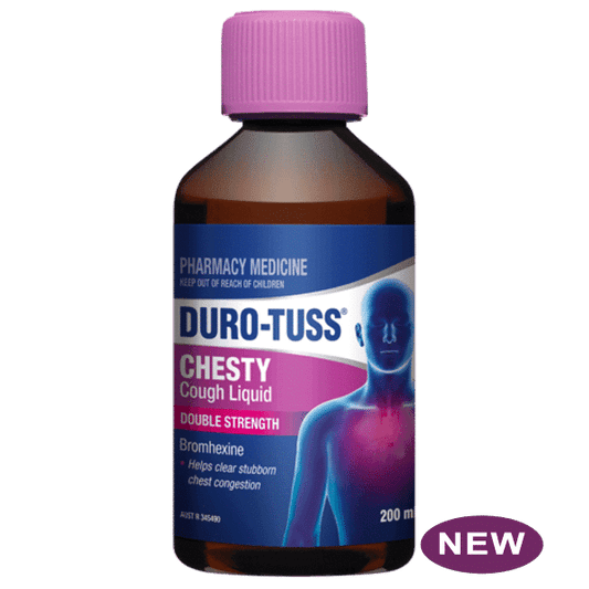 DURO TUSS Chesty Cough Liquid Double Strength - DominionRoadPharmacy