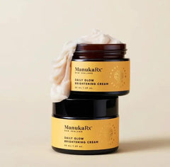 Manuka Rx Daily Glow Brightening Cream brightening cream,Daily Cream,glowing skin,help visibly brighten dull skin,issues,reduce the appearance of dark spots,reveal radiant,ultra-lightweight daily brightening cream