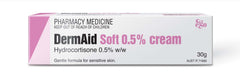 Ego DermAid Soft 0.5% Cream 30 gm (Pharmacy Medicine) allergies to cosmetics,corticosteroid,corticosteroid responsive skin,derm,dermassist,dermatitis,dry skin,dry skin cream,dry skin gel,dry skineczema,eczema,Health Care,hydrocortisone,insect bites,issues