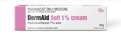 Ego DermAid Soft 1% Cream 30 gm (Pharmacist Only Medicine) allergies to cosmetics,corticosteroid,corticosteroid responsive skin,derm,dermassist,dermatitis,dry skin,dry skin cream,dry skin gel,dry skineczema,eczema,Health Care,hydrocortisone,insect bites,i
