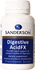 Sanderson Digestive AcidFX Mixed Berry 60 Chewable Tablets
