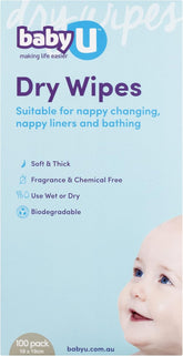 Baby U Dry Wipes 100% Biodegradable 00% Biodegradable Wipes,Baby & Kids Care,Baby Care,Baby U Dry Wipes 100% Biodegradable,dry wipes,durable spunlace dry wipes,high quality,issues,Kids Care,soft wipes