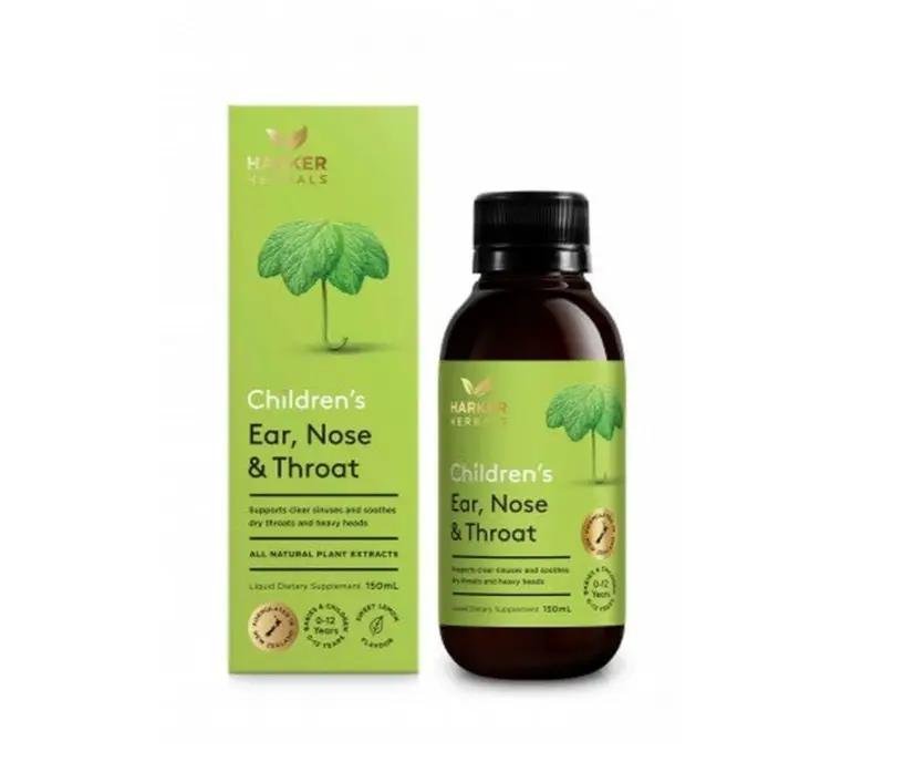 Harker Herbals Children's Ear Nose Throat Liquid 150ml Soft Sweet Mint for Natural Relief Children's Ear Nose Throat,Harker Herbals,Herbal Remedies,Immune Support,Kids Health,Natural Relief,optimized,Soft Sweet Mint,Throat Health