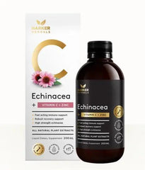 Harker Herbals Echinacea, Vitamin C + Zinc healthy skin,High strength immune support,immune support,issues,sinuses,Supports recovery for chest