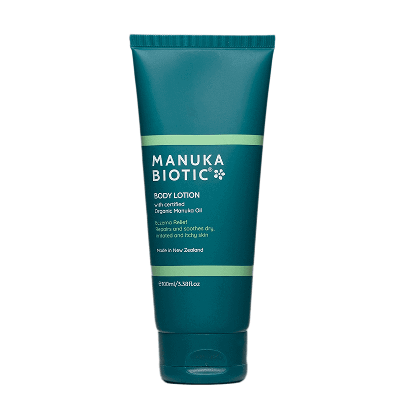 Manuka Biotic Moisturising Eczema Relief Body Lotion 100 ml body lotion,christmas sale,dry skin,dry skin body wash,dry skin cream,dry skin gel,dry skin wash,dry skineczema,eczema,Helps soothe and repair dry skin,Helps soothe and repair irritated skin,Help