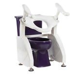 Allied Medical electric toilet lift seat designed for ease of sitting and standing, promoting independence and comfort.