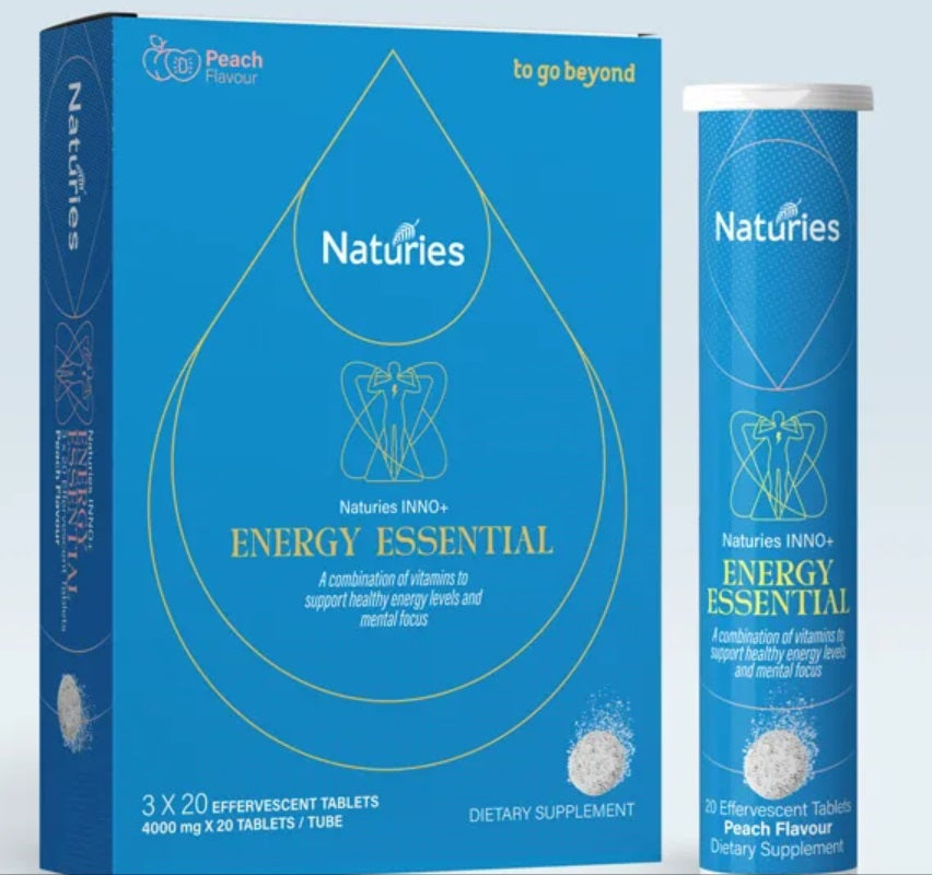 Naturies Energy Essential effervescent Energy Essential,Essential effervescent,Herbal Extracts,issues,Multi-Vitamin & Minerals