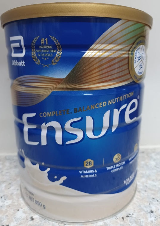 Ensure Powder Vanilla 850g - Nutritional Meal Replacement - DominionRoadPharmacy