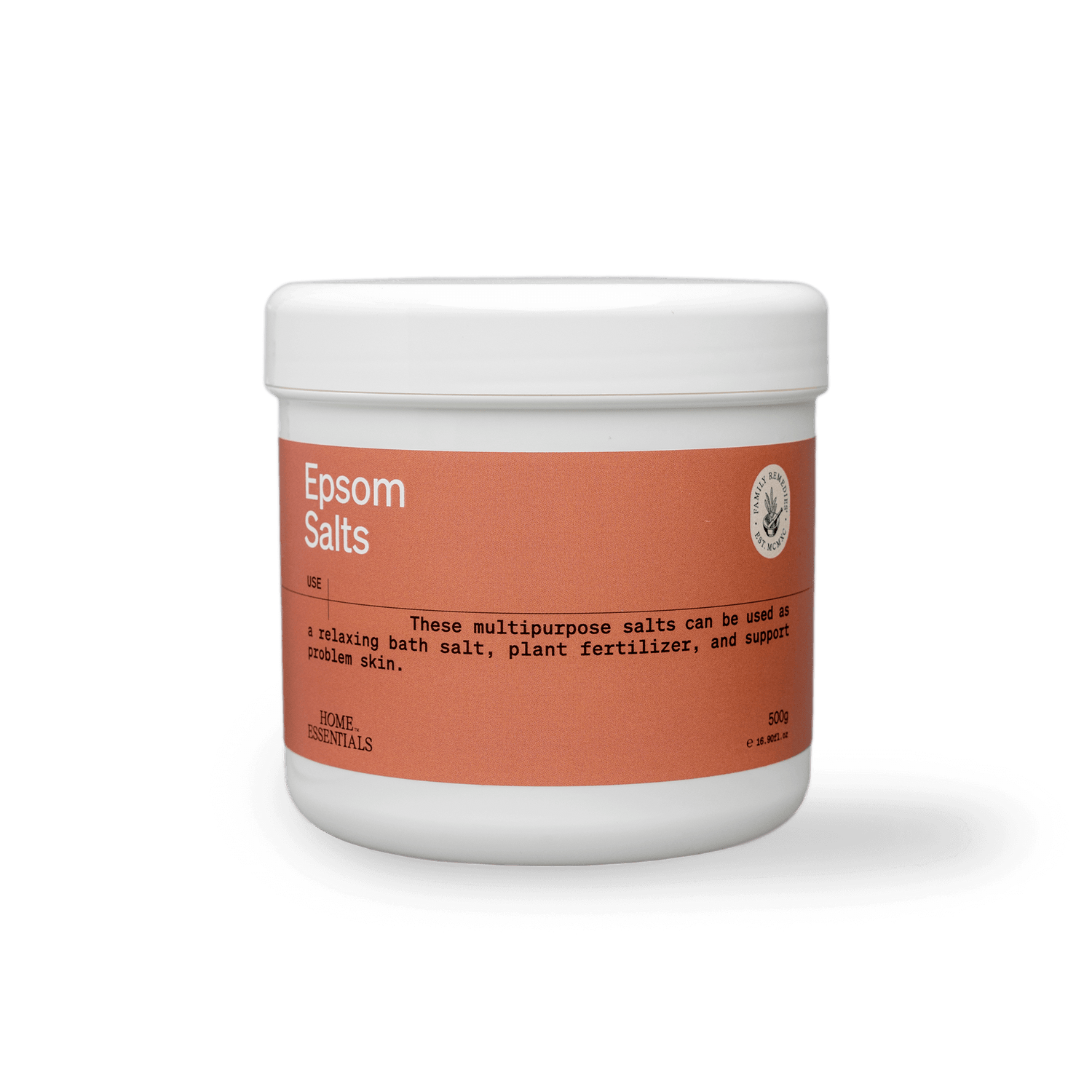 Home Essentials Epsom Salts 500 gm aches,CALM BODY AND MIND RELAXATION,ease aches,ease aches and pains,Epsom Salts,fertiliser to nurture your houseplants,Home Essentials Epsom Salts,issues,Magnesium Sulphate,muscle relaxation,Natural skin care,pain,proble