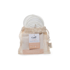 CaliWoods Reusable Cotton Facial Rounds x10