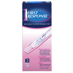 First Response Early Result In Stream Pregnancy Test clear blue,issues,pregnancy test,urine pregnancy test