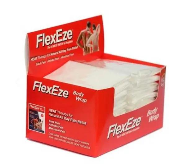 FLEXEZE HEAT BODY WRAP after sport,COLD winter days,fits ice gel packs,HEAT BODY WRAP,ice compression wrap therapy,issues,muscle tightness,Super stretch material,ultra thin,Undetectable under clothing