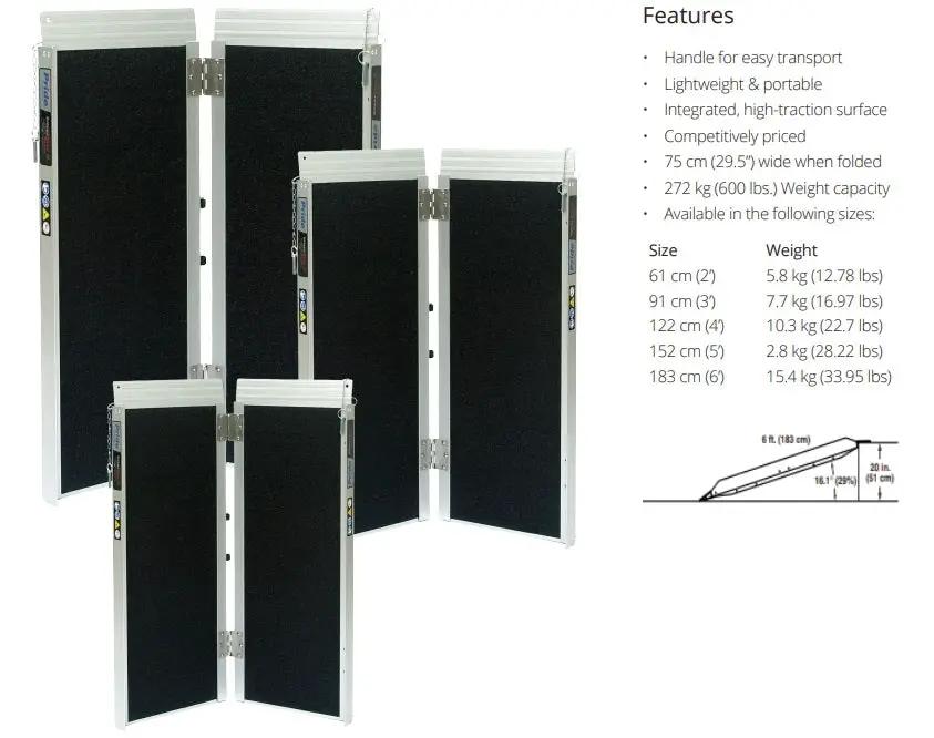 Pride Single Fold Ramps Electric Wheel Chair Ramp,Fold Ramps,issues,Pride Single Fold Ramps,Ramps,Ramps Ideal for while Travelling,Single Fold Ramps,Travel Ramps,Wheel Chair Ramps