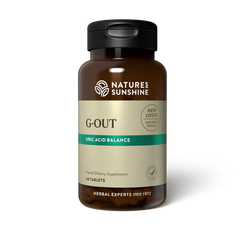 Nature's Sunshine Gout 60 tablets gout,gout fighter,issues,natures sunshine