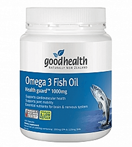 Good Health Omega 3 Fish Oil 1000mg 400 Capsules fish oil,good health,goodhealth,issues,omega-3,omega3