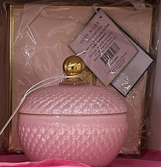 Cote Noire Pink Round Art Deco Candle With Tassel Candle With Tassel,issues,Pink Round Art Deco Candle With Tassel
