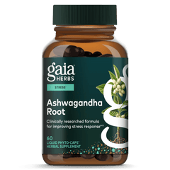 Gaia Herbs Ashwagandha Root 60 Capsules