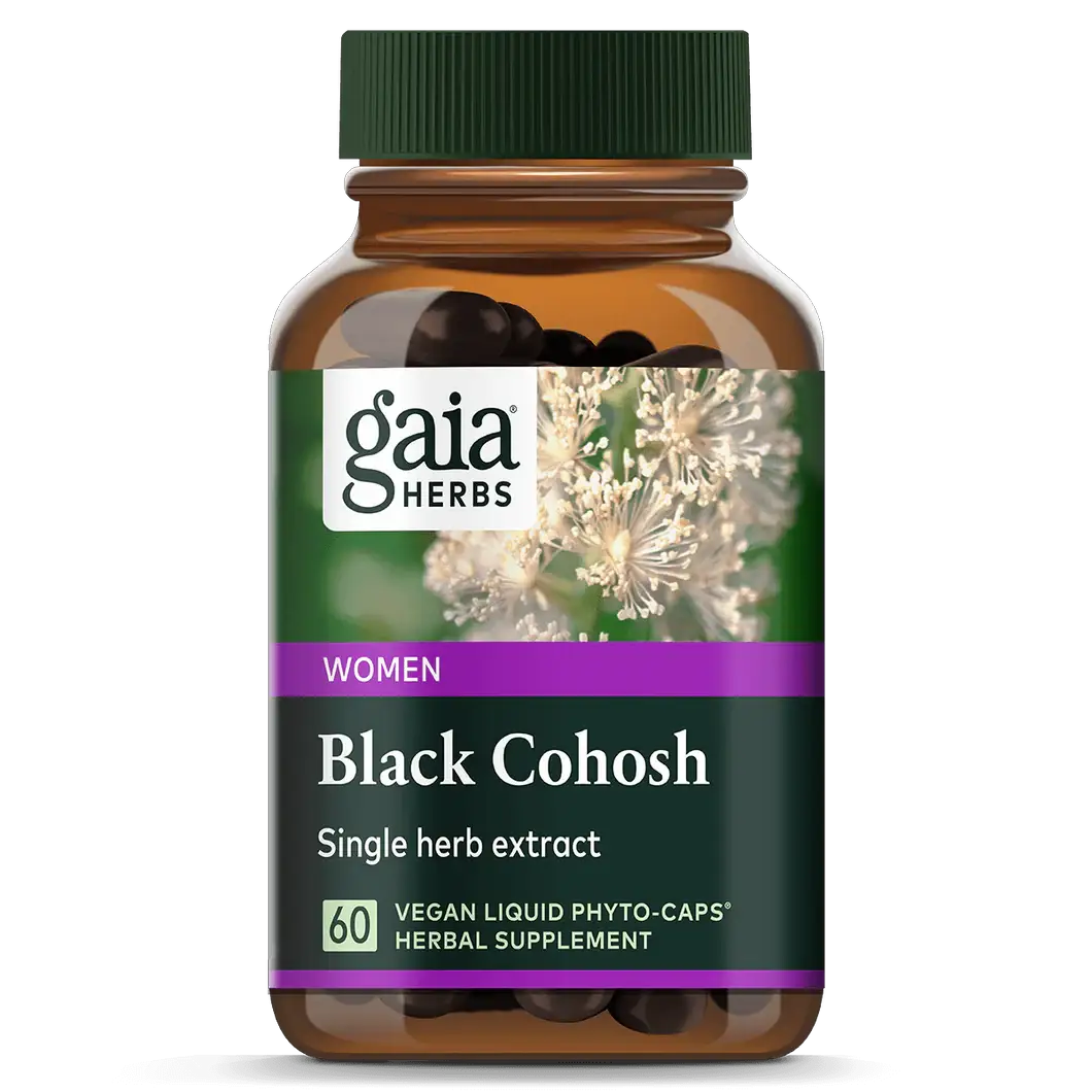 Gaia Herbs Black Cohosh 60 capsules Black Cohosh Root,gaia black cohosh,gaia herbs,google,issues,menopause