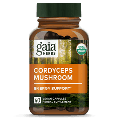 gaia Cordyceps Mushroom organic 40 capsules