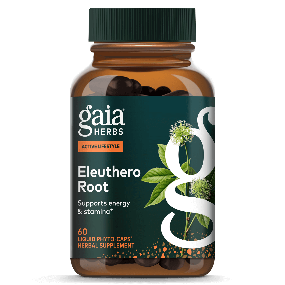 Gaia Herbs Eleuthero Root 60 Capsules