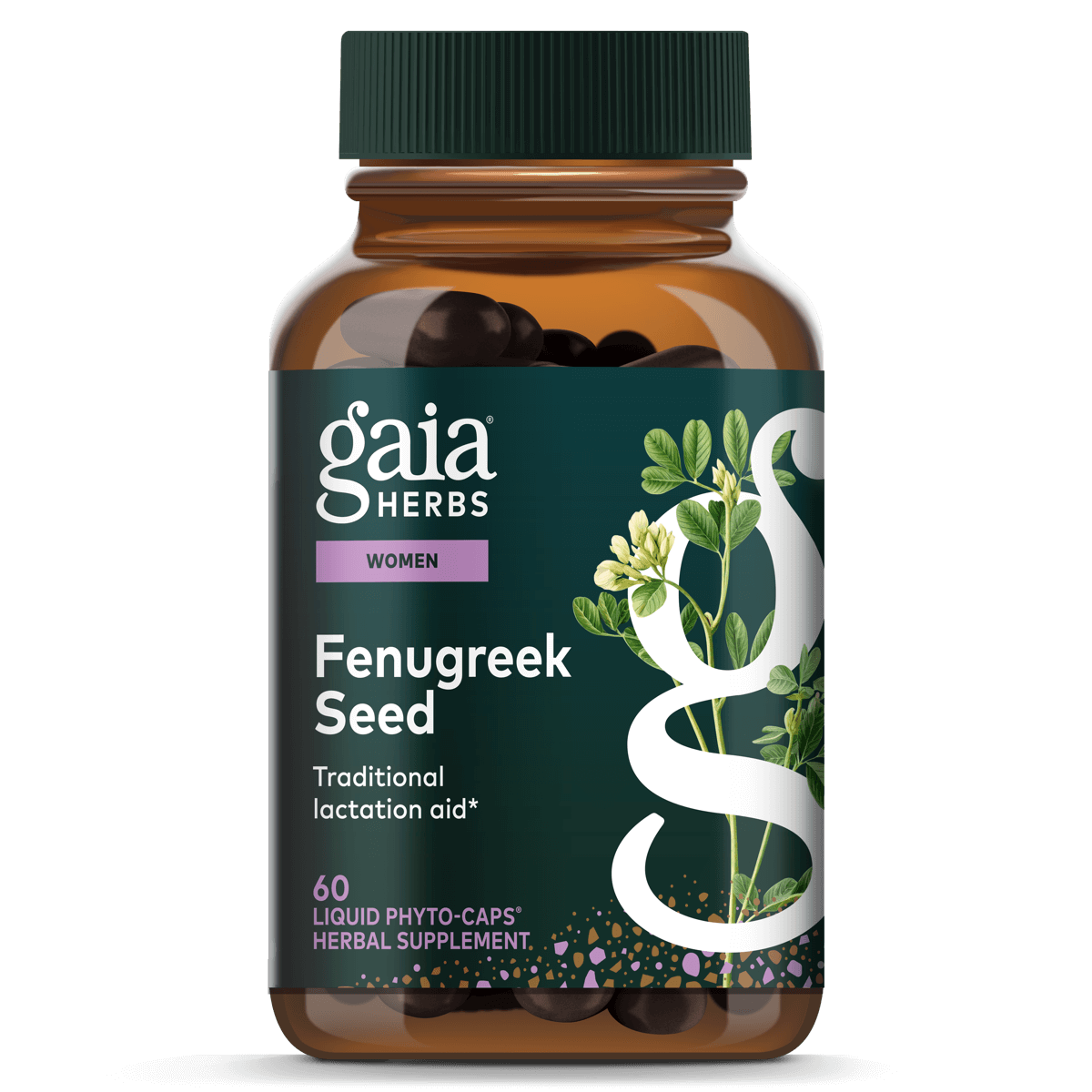 Gaia Herbs Fenugreek Seed 60 Capsules