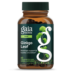 Gaia Herbs Ginkgo Leaf 60 Capsules