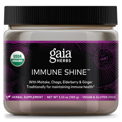 Gaia Herbs Immune Shine 100gm Chaga,Elderberry & Ginger traditionally for maintaining good health*,gaia herbs,gaia Immune Shine 100gm,issues,Maitake