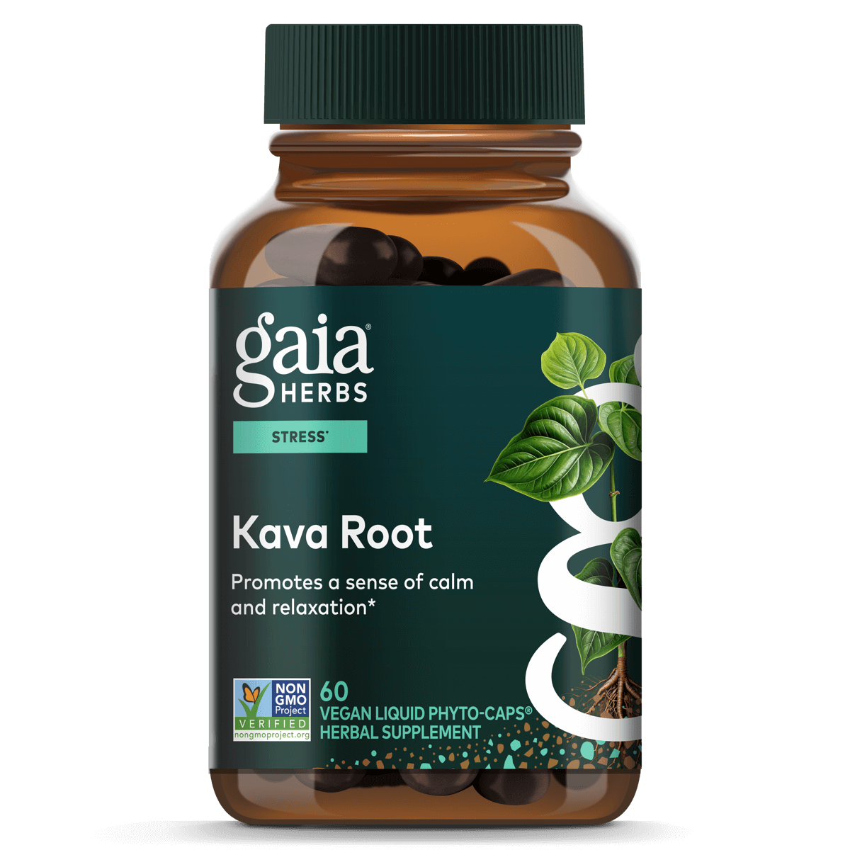 Gaia Herbs Kava Root 60 Capsules