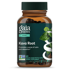 Gaia Herbs Kava Root 60 Capsules