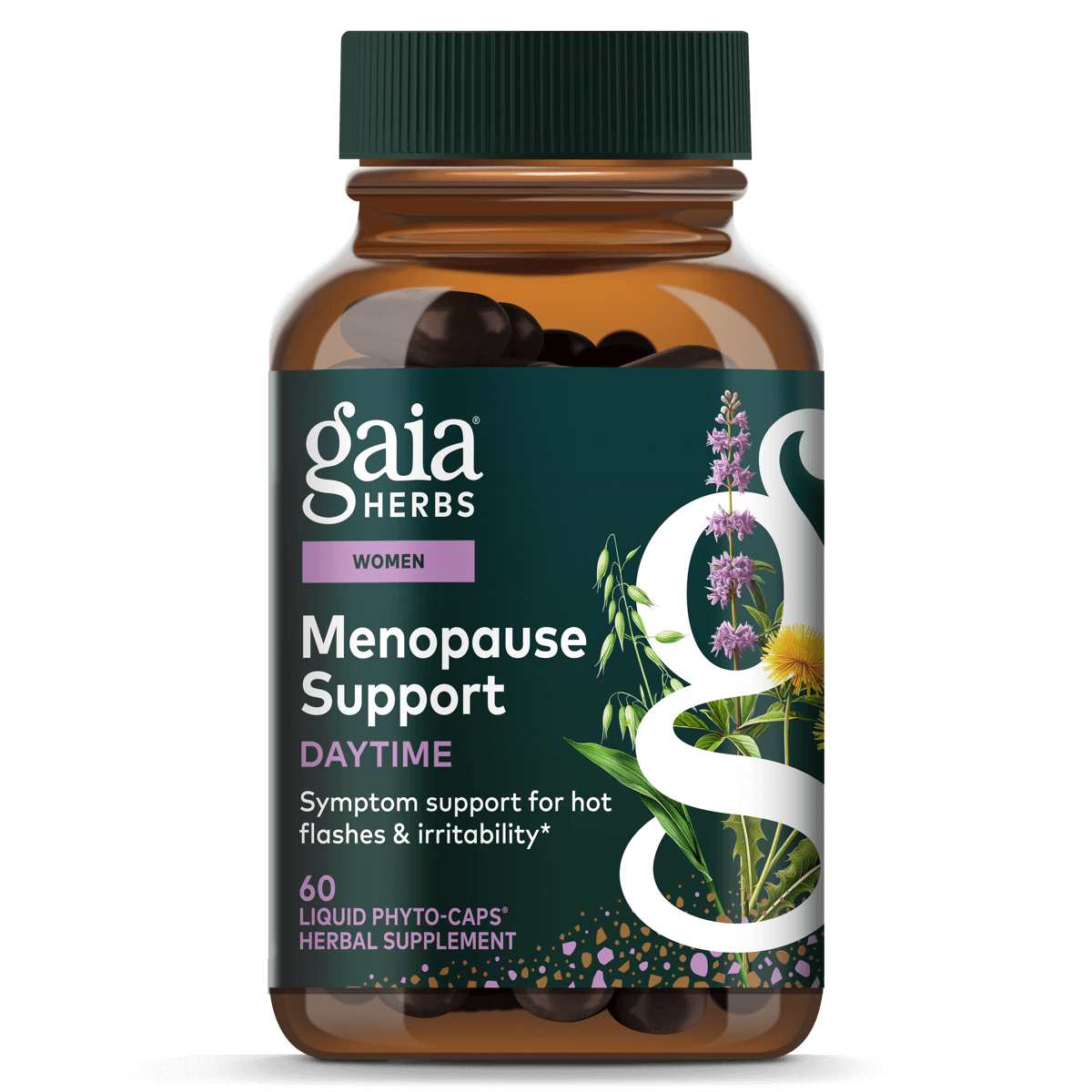 Gaia Herbs Menopause Support Daytime 60 Veggie Caps